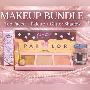 Too Faced Mean Girls Lippy + Candie’s S’mores Palette + LP Shadow Bundle NEW